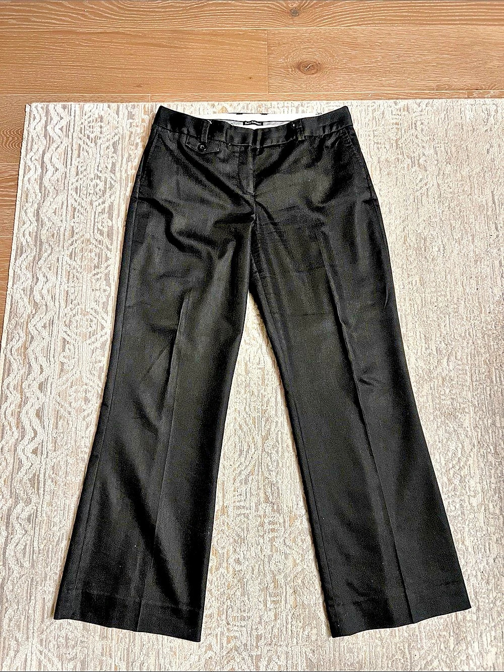 Dalia Collection Black Flare Pants Size 10 Like New